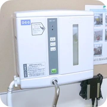 手指洗浄除菌装置（次亜塩素酸水）